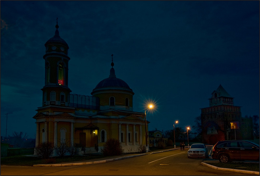 Ночь в Коломенском кремле